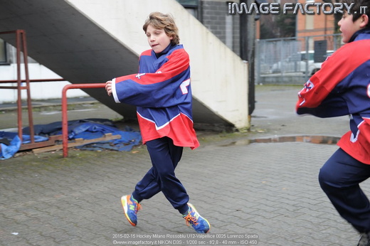 2015-02-15 Hockey Milano Rossoblu U12-Valpellice 0025 Lorenzo Spada
